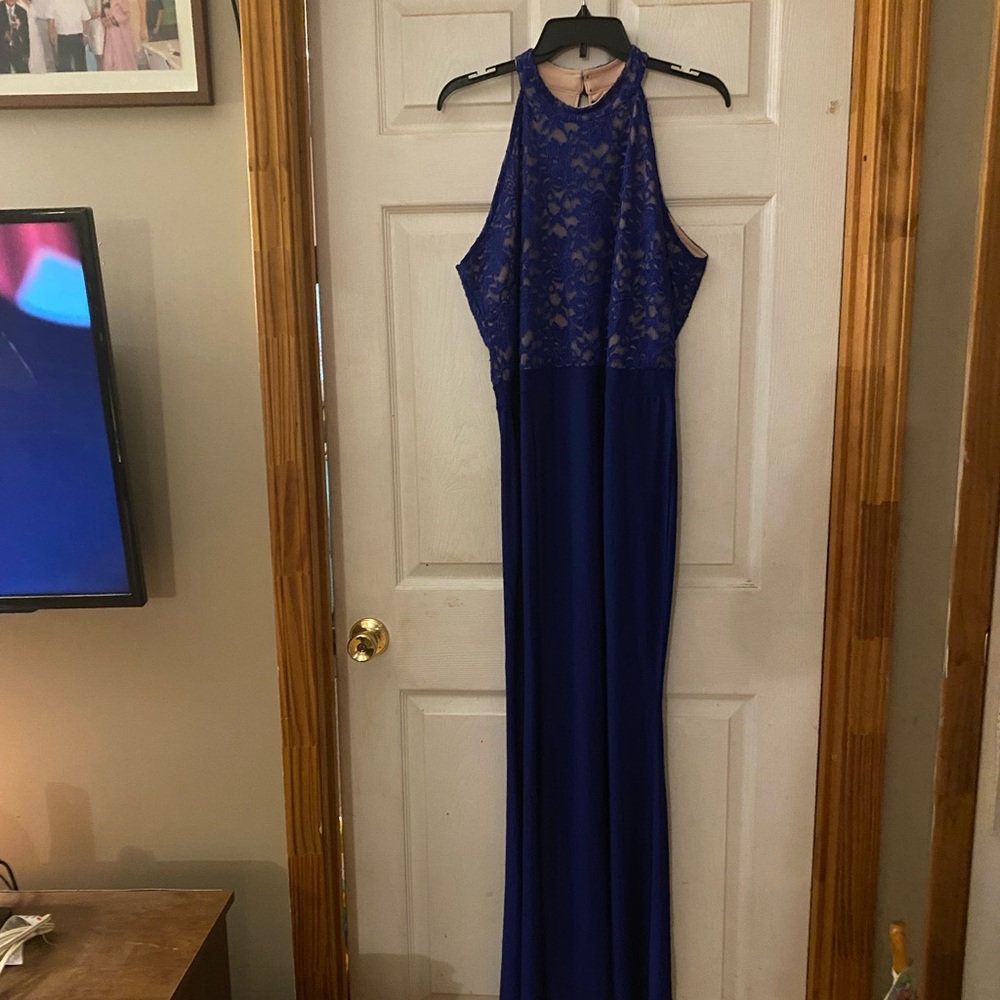 Rephyllis blue formal gown